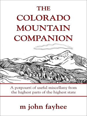 cover image of The Colorado Mountain Companion